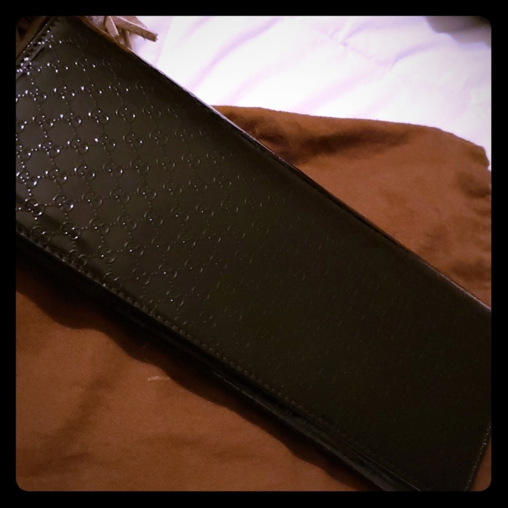 Gucci black clutch